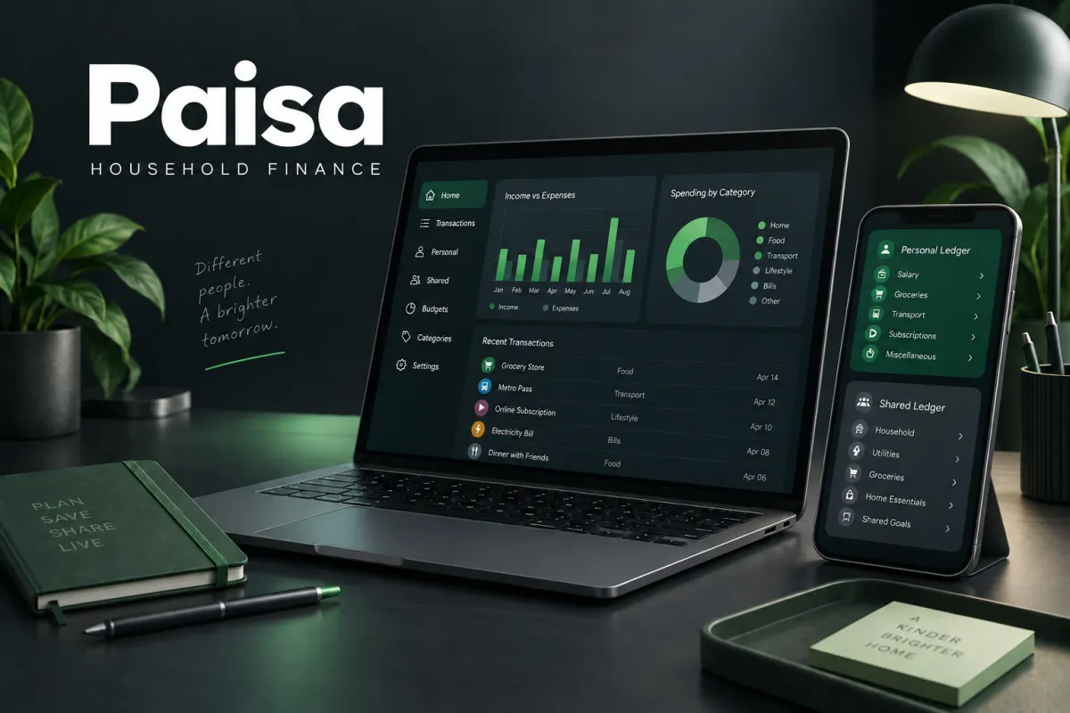 Paisa household finance project cover