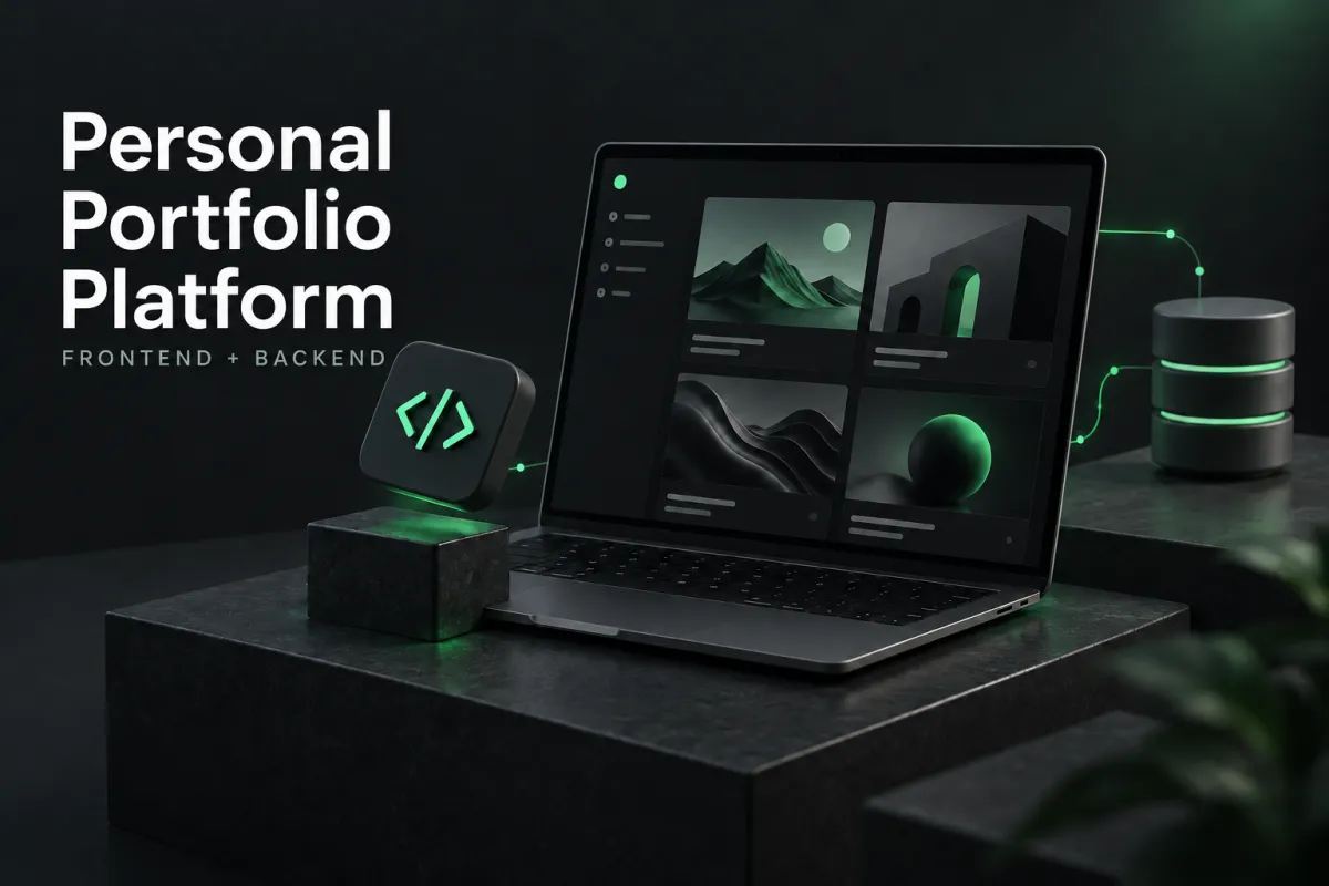 Personal portfolio platform project cover